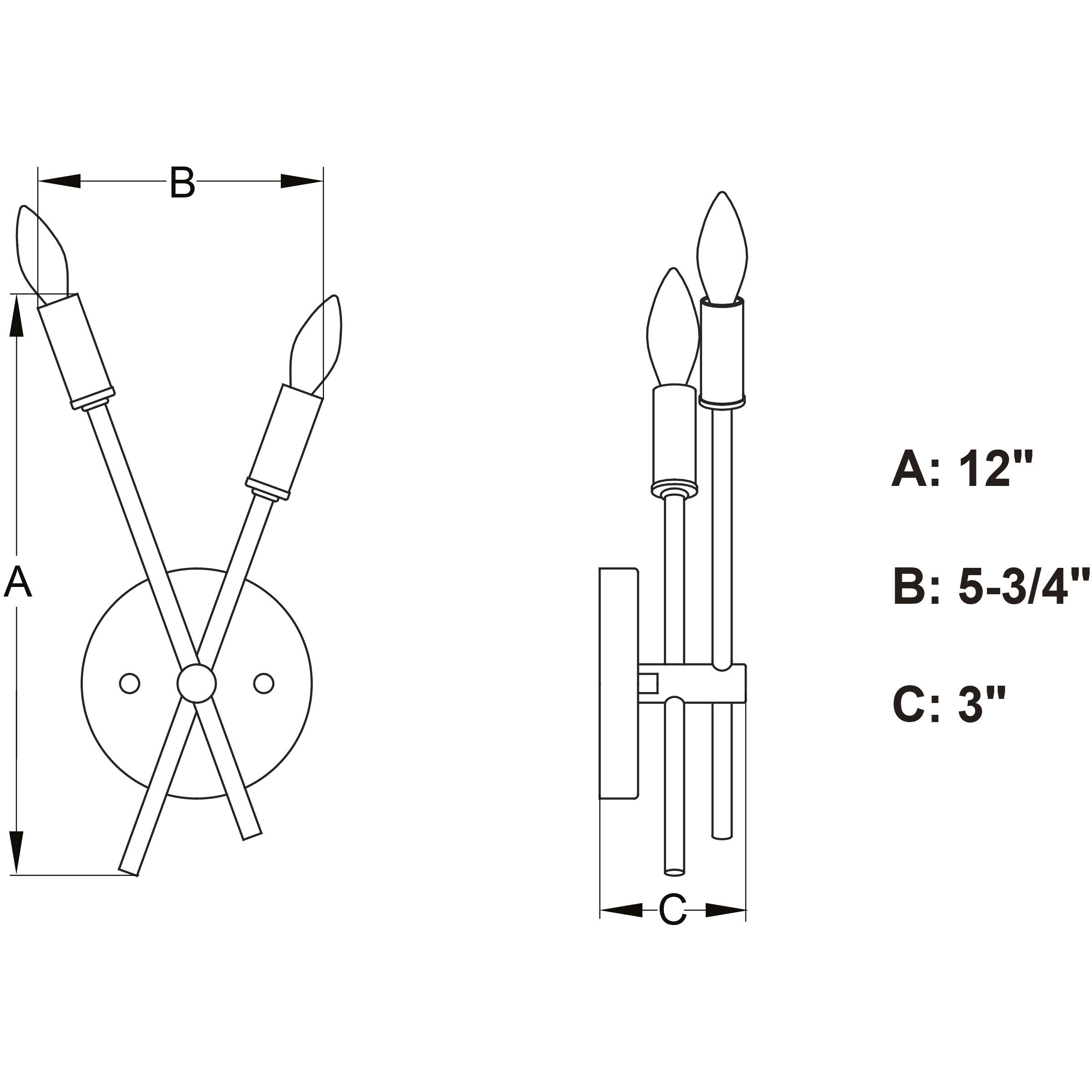 Warwick Candelabra Wall Sconce Wall Light
