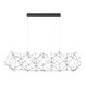 Leonardell LED 21.75 inch Black Chandelier Ceiling Light