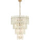 Brinicle 18 Light 26 inch Aged Brass Chandelier Ceiling Light