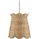 Annabelle 1 Light 20.75 inch Mole Black Pendant Ceiling Light, Medium, Suzanne Duin Collection