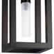 Montecito 1 Light 9 inch Black Outdoor Ceiling Lantern, Small