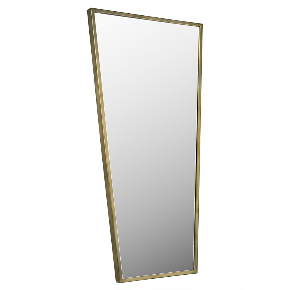Cassio 60 X 30 inch Antique Brass Mirror