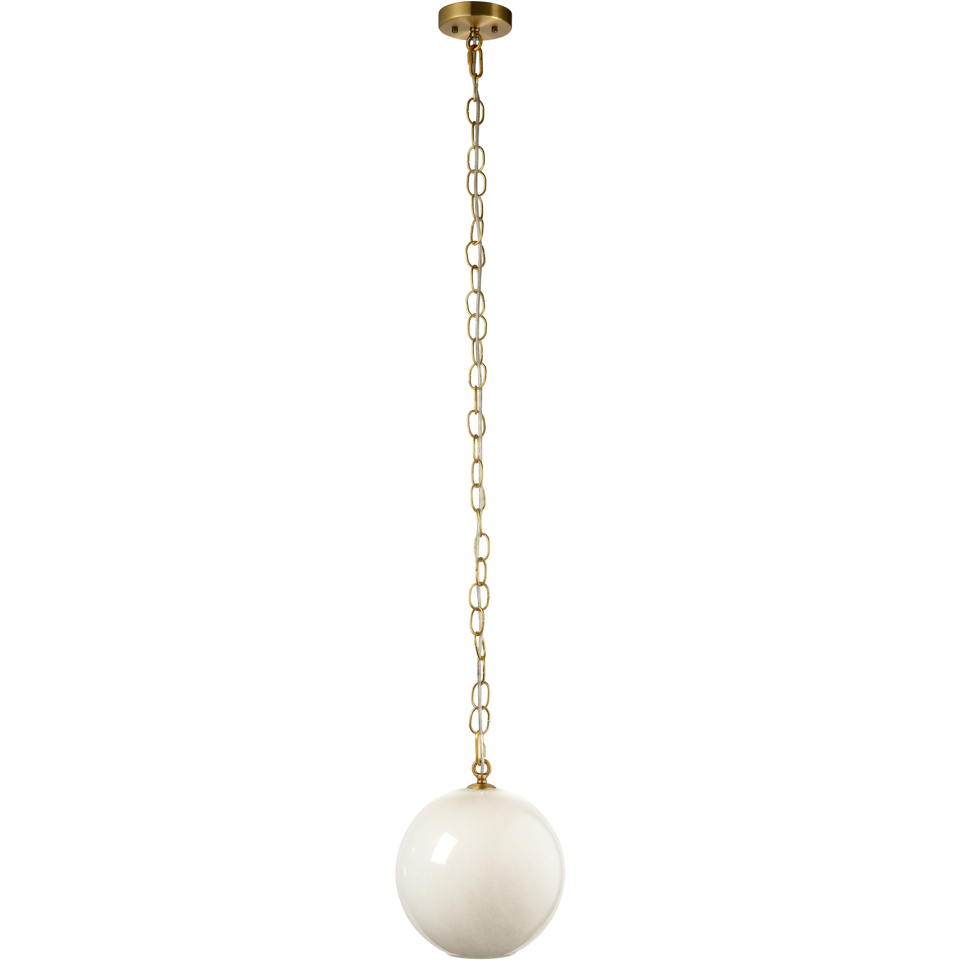 Camber 1 Light 11.5 inch Brass Pendant Ceiling Light