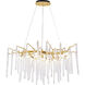 Canada 12 Light 12 inch Solid Brass Chandelier Ceiling Light
