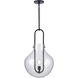 Monica 1 Light 16 inch Matte Black Pendant Ceiling Light