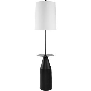 Bullet 61 inch 40.00 watt Black and White Floor Lamp Portable Light
