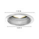 Signature White Recessed Lighting Trim