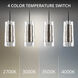 Cartridge LED 6 inch Black Mini-Pendant Ceiling Light, dweLED