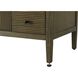 Blakely 36 X 34 inch Hazel Oak Bathroom Vanity Cabinet