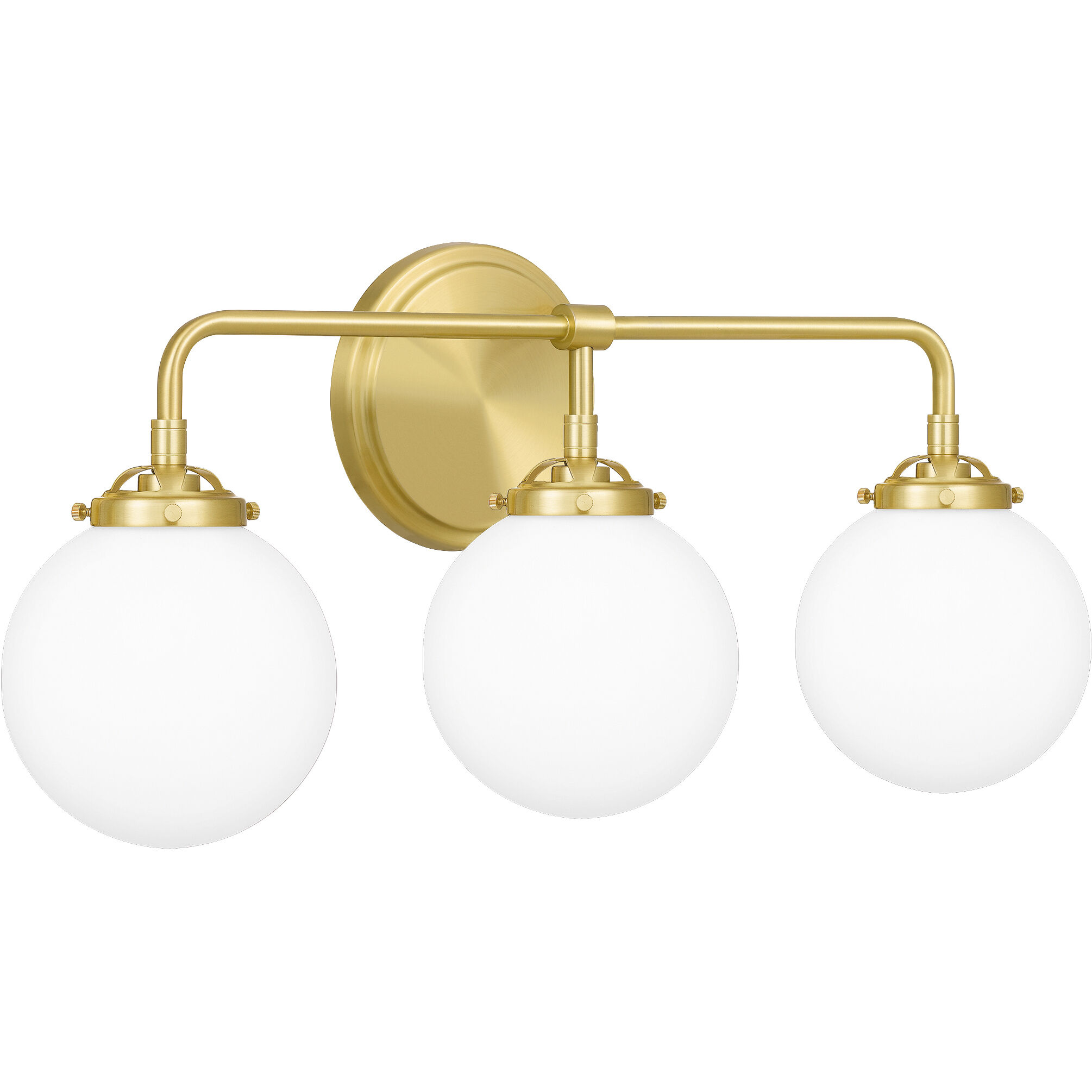 Landry 3 Light 24 inch Satin Brass Bath Light Wall Light 