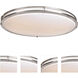 Solero III LED 18 inch Brushed Steel Flush Mount Ceiling Light