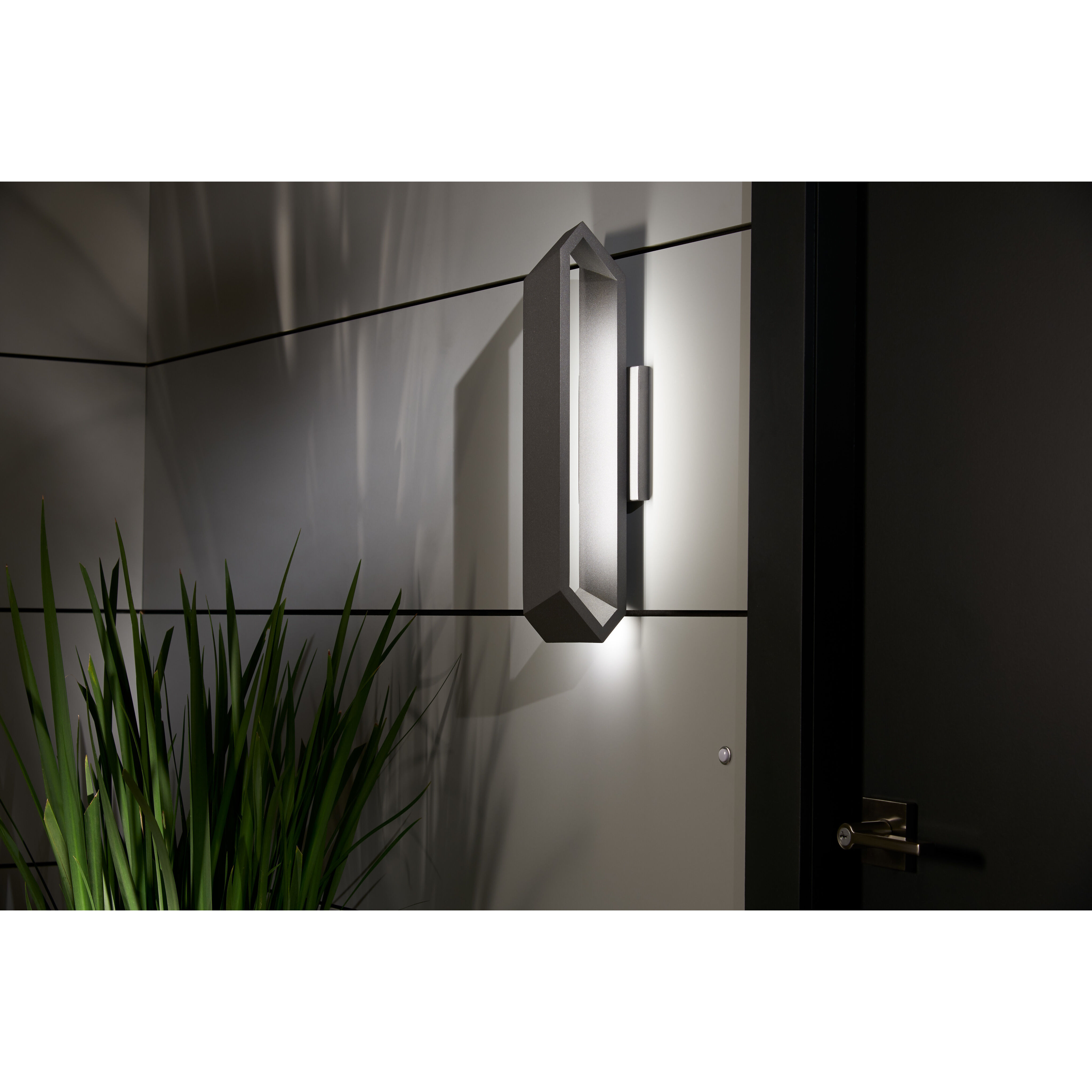 Pitch LED 4.75 inch Coal ADA Wall Sconce Wall Light, Outdoor