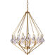 Canada 4 Light 14 inch Gold Chandelier Ceiling Light