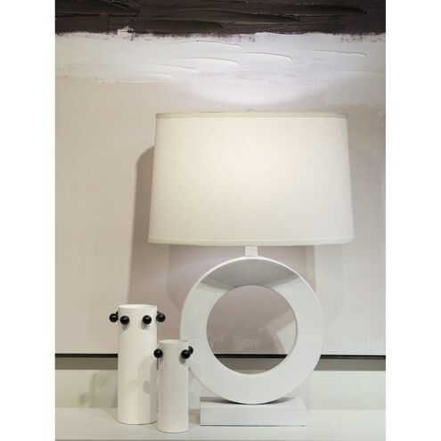 Around the Edge 32 inch 150.00 watt Dry White Table Lamp Portable Light