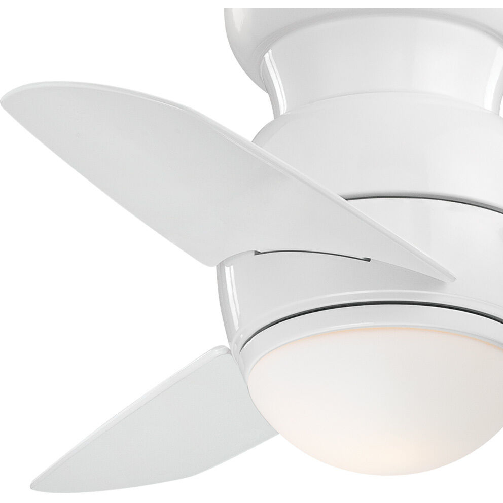 Spacesaver 26 inch White Ceiling Fan