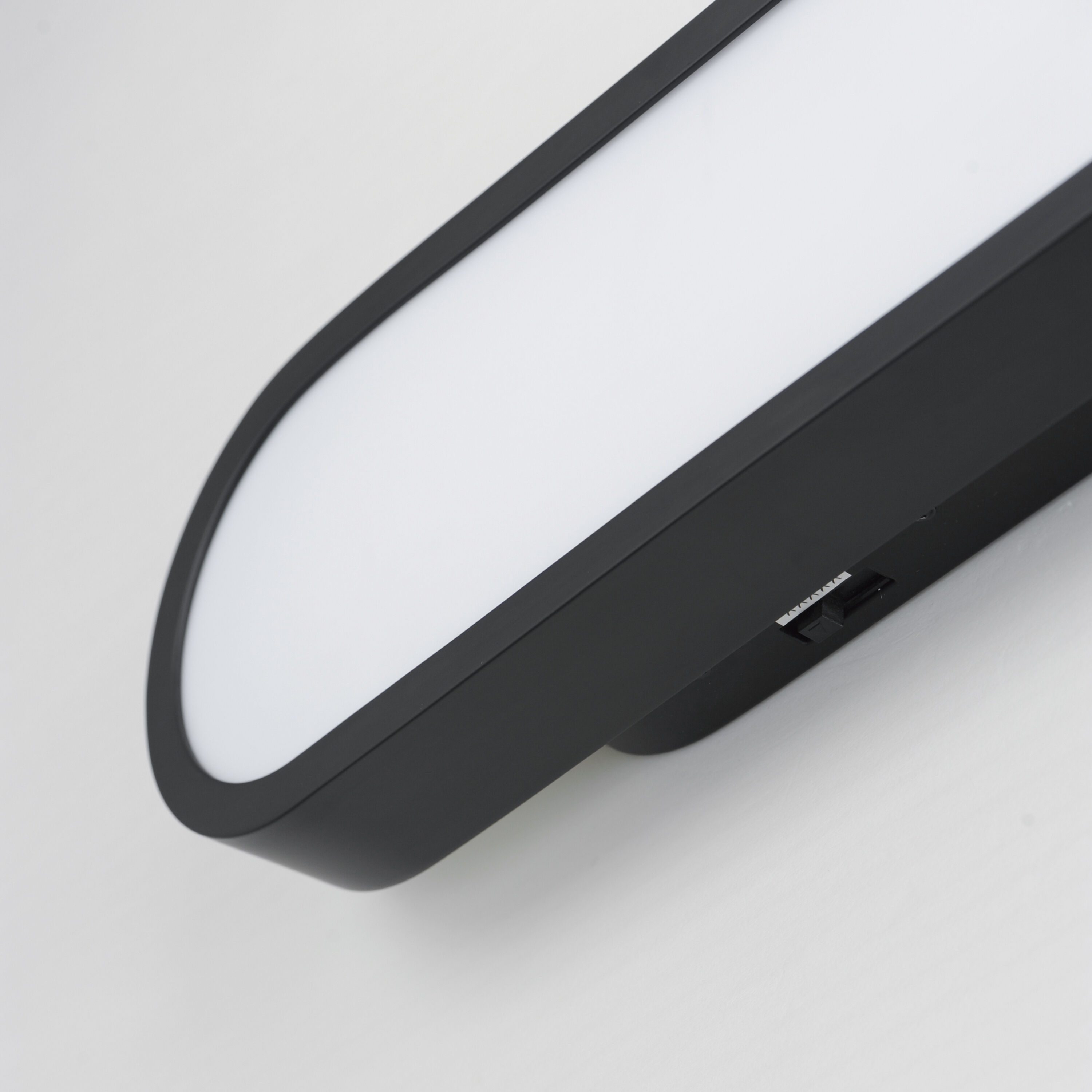 Latitude LED 24 inch Black Bath Vanity Light Wall Light