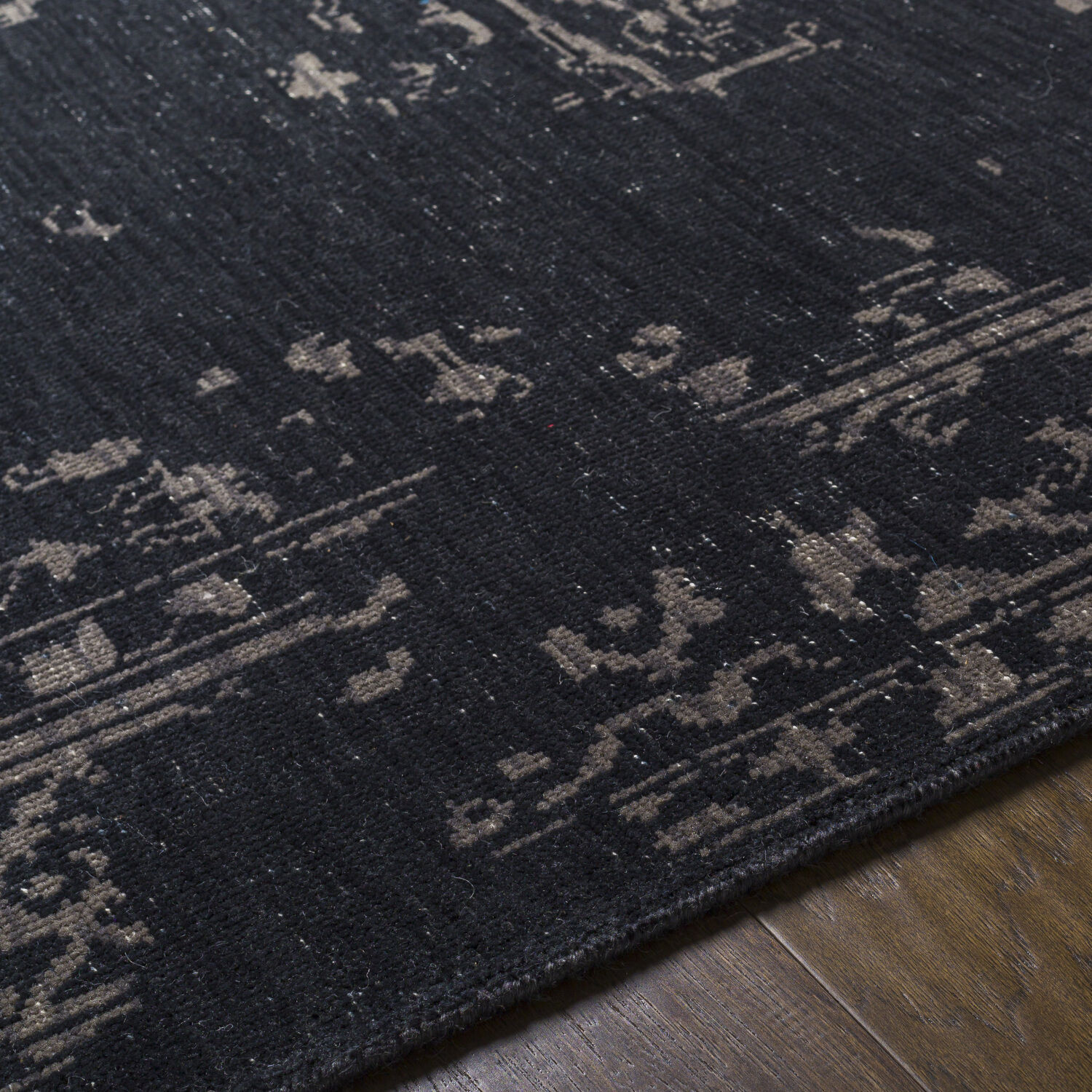 Festival 132 X 96 inch Black Rug in 8 x 11, Rectangle