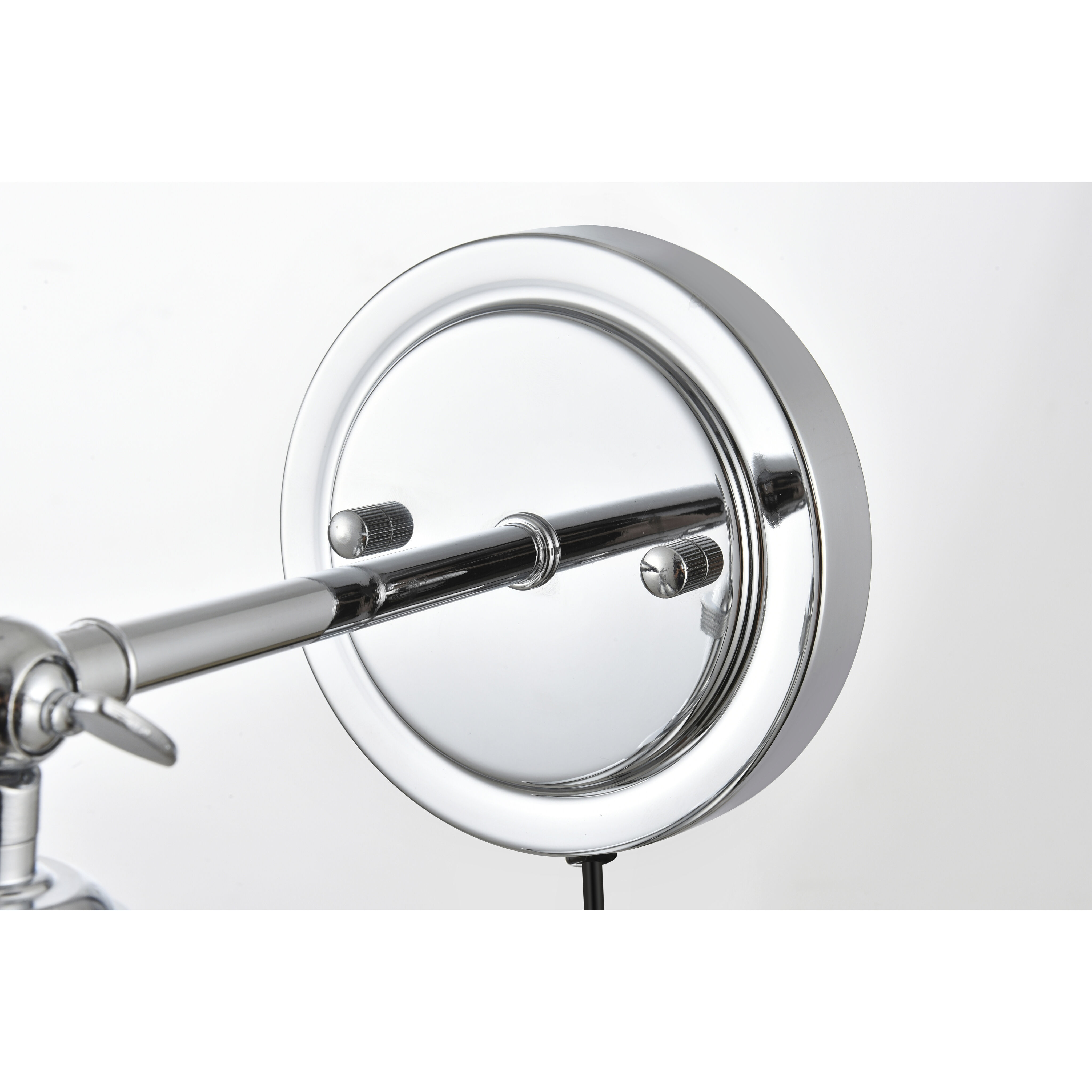 Wesson 1 Light 6 inch Chrome Plug In Wall Sconce Wall Light