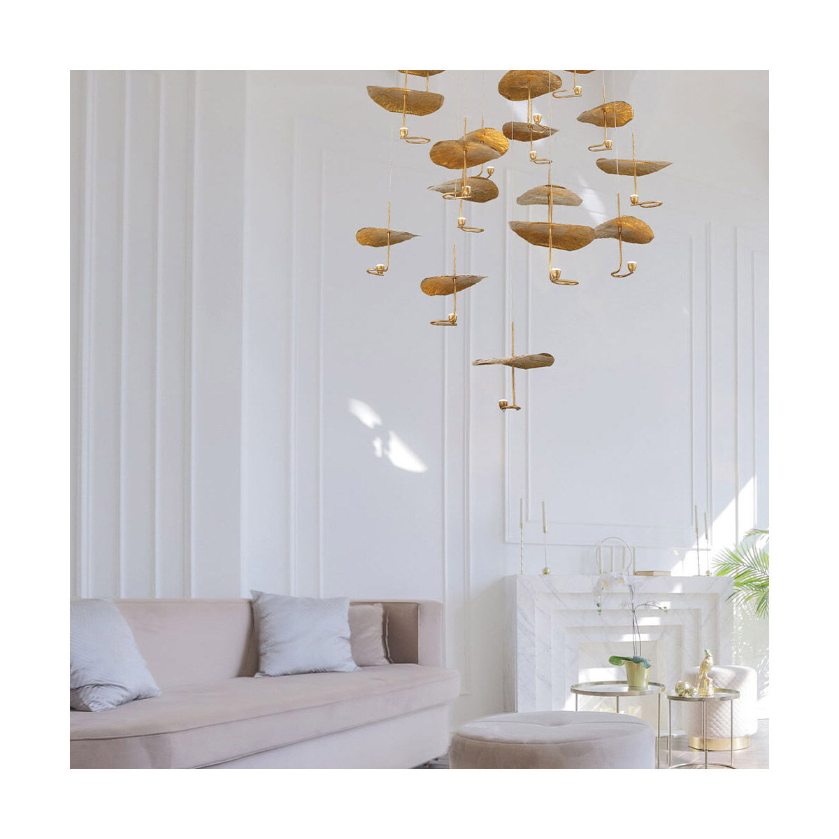 Lagatto LED 36 inch Bronze Chandelier Ceiling Light