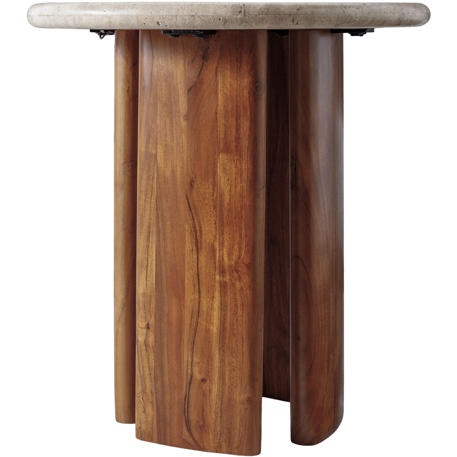 Abacus 20.47 X 19.69 inch Brown / Brown / Beige End Table