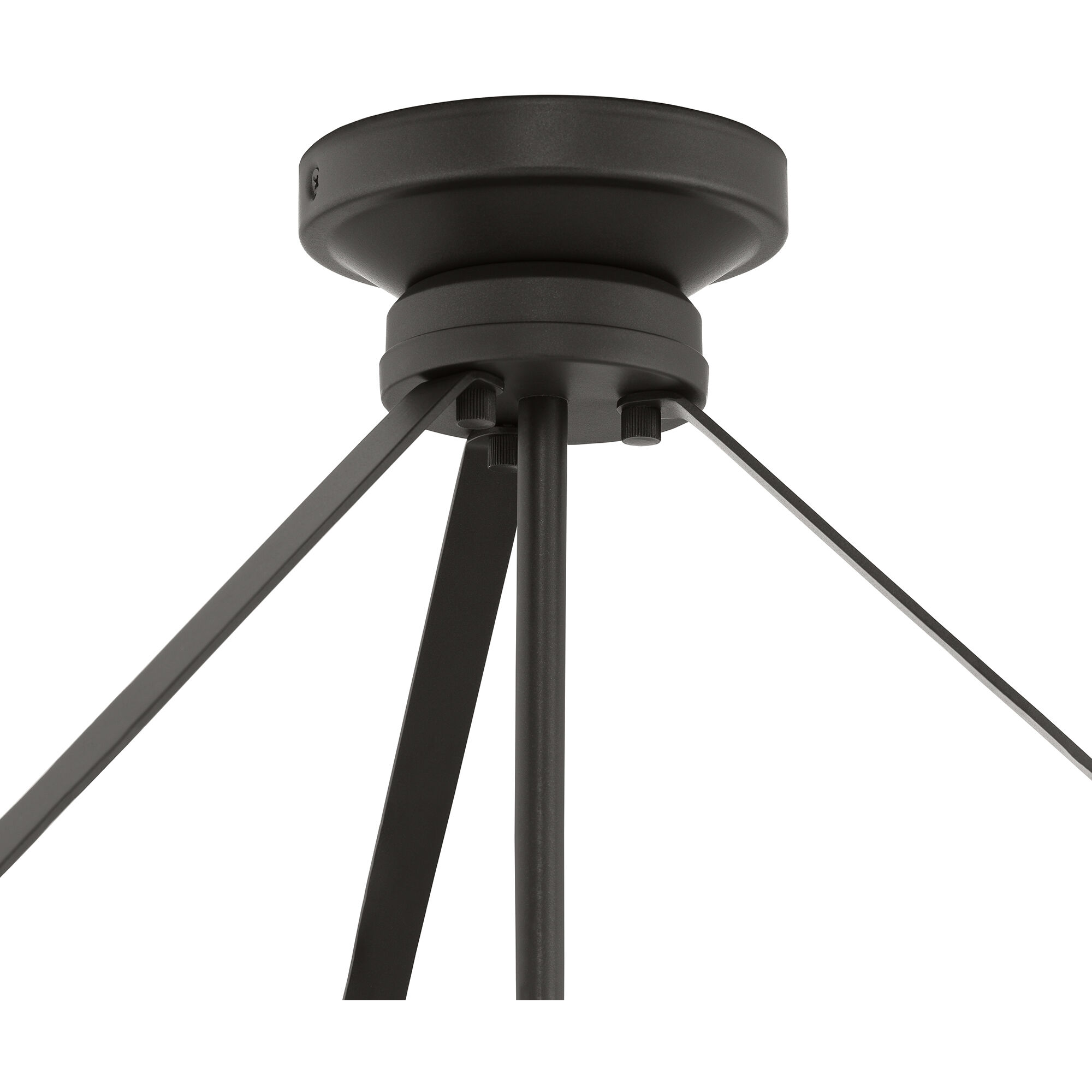 Lieon 3 Light 21 inch Antique Bronze Convertible Pendant Ceiling Light