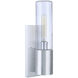 Sabre Outdoor Wall Mount in Satin Aluminum
