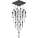 Canada 41 Light 35.43 inch Matte Black Chandelier Ceiling Light