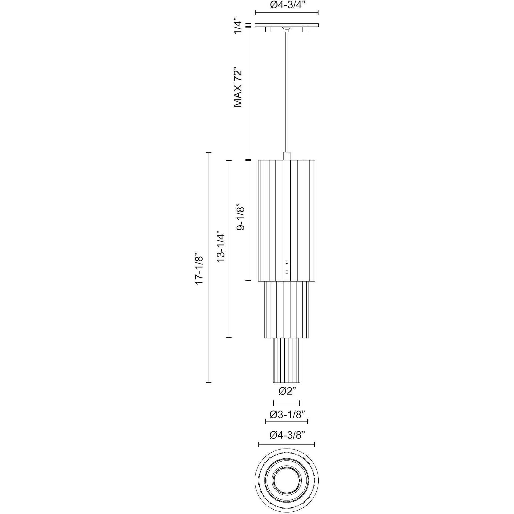 Alora Mood Bordeaux Pendant Ceiling Light in Matte Black