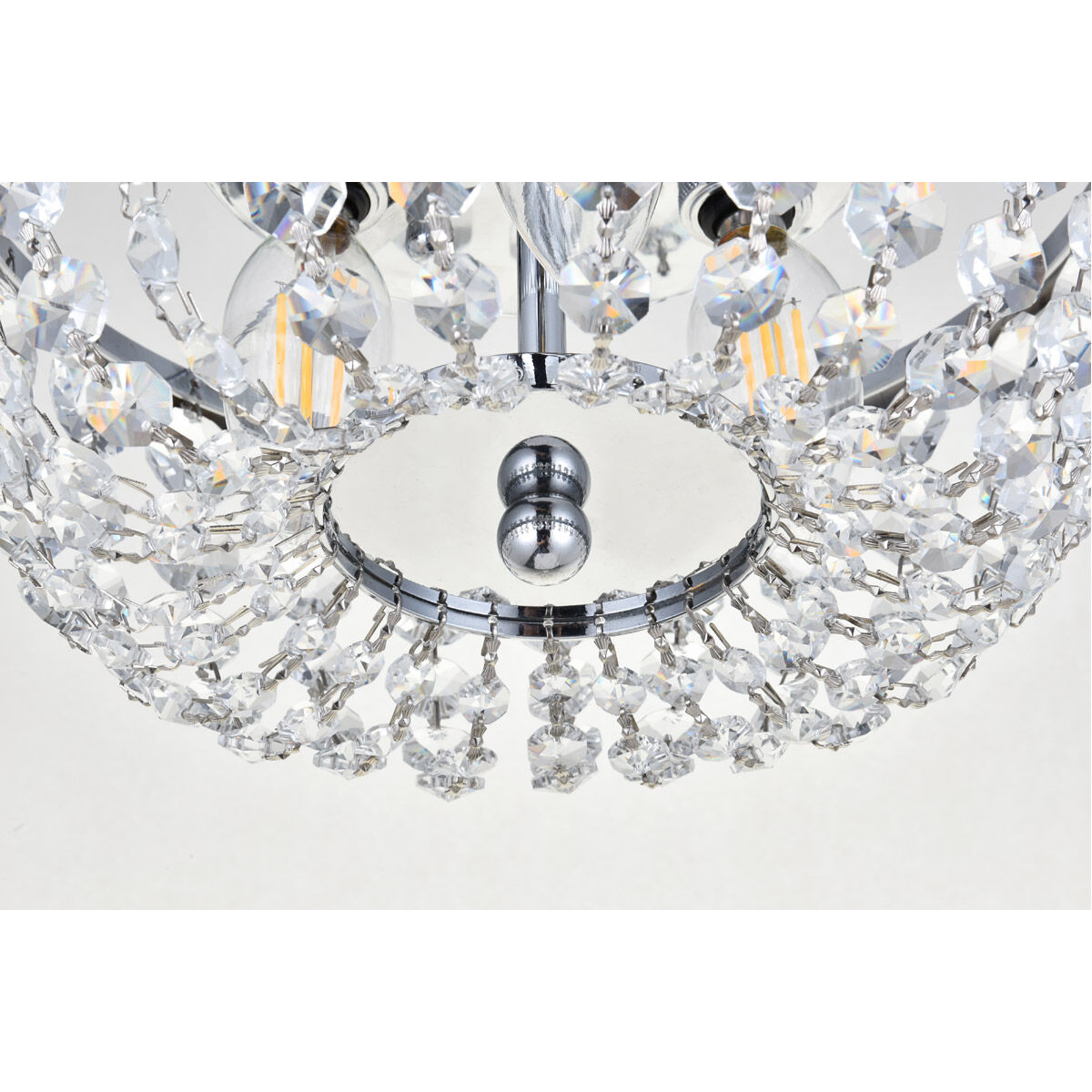 Gianna 3 Light 10 inch Chrome Pendant Ceiling Light