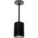 Tube Arch LED 5 inch Black Outdoor Pendant in Spot, 85, 4000K