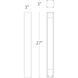 Gate 12 7 watt Bronze Path and Area Light in 3000K Warm White LED, WAC Landscape