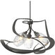 Nest 3 Light 30.6 inch Natural Iron Pendant Ceiling Light