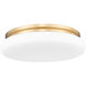 Soleil 1 Light 20 inch Modern Gold Flush Mount Ceiling Light