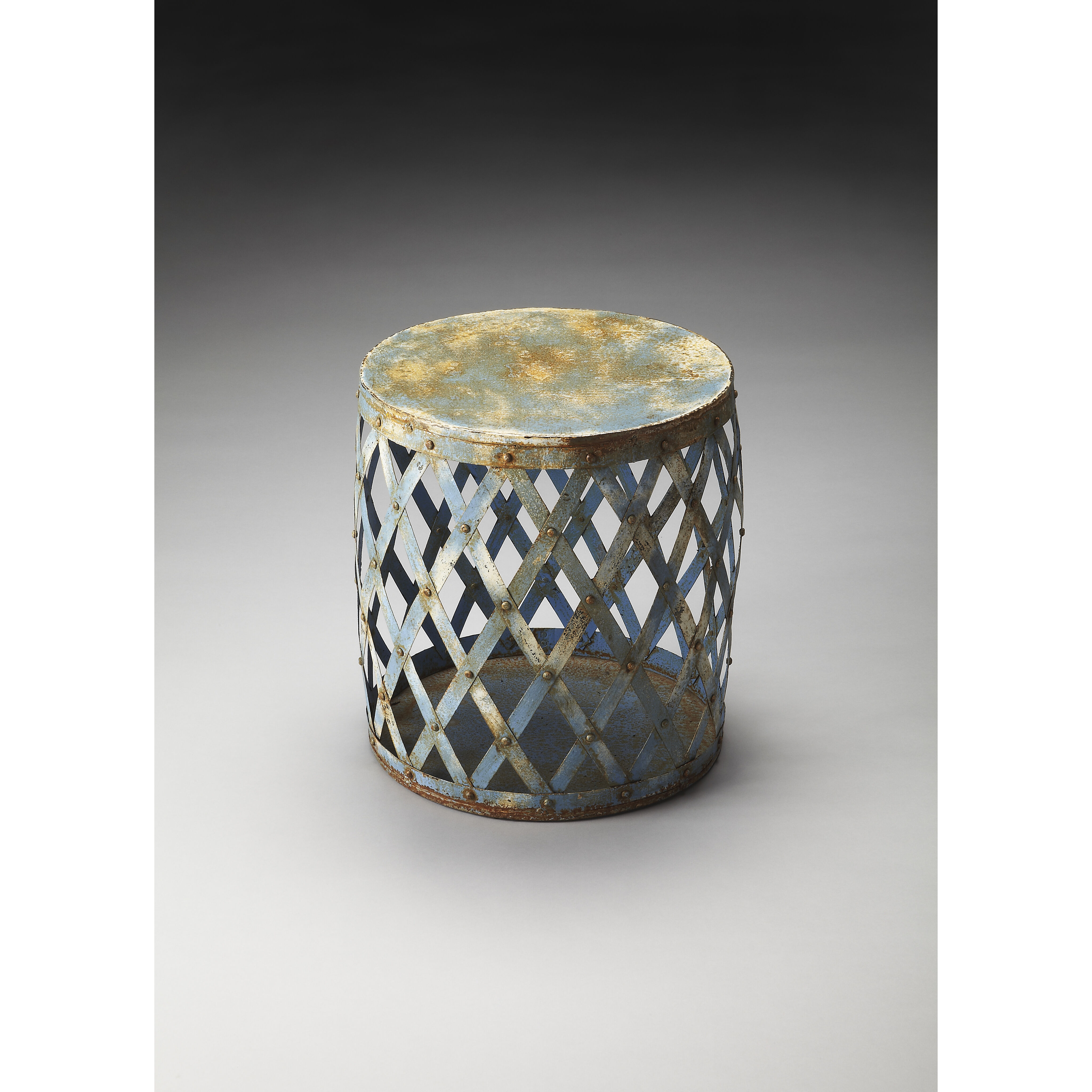 Bangor Iron 17 X 15 inch Artifacts Accent Table