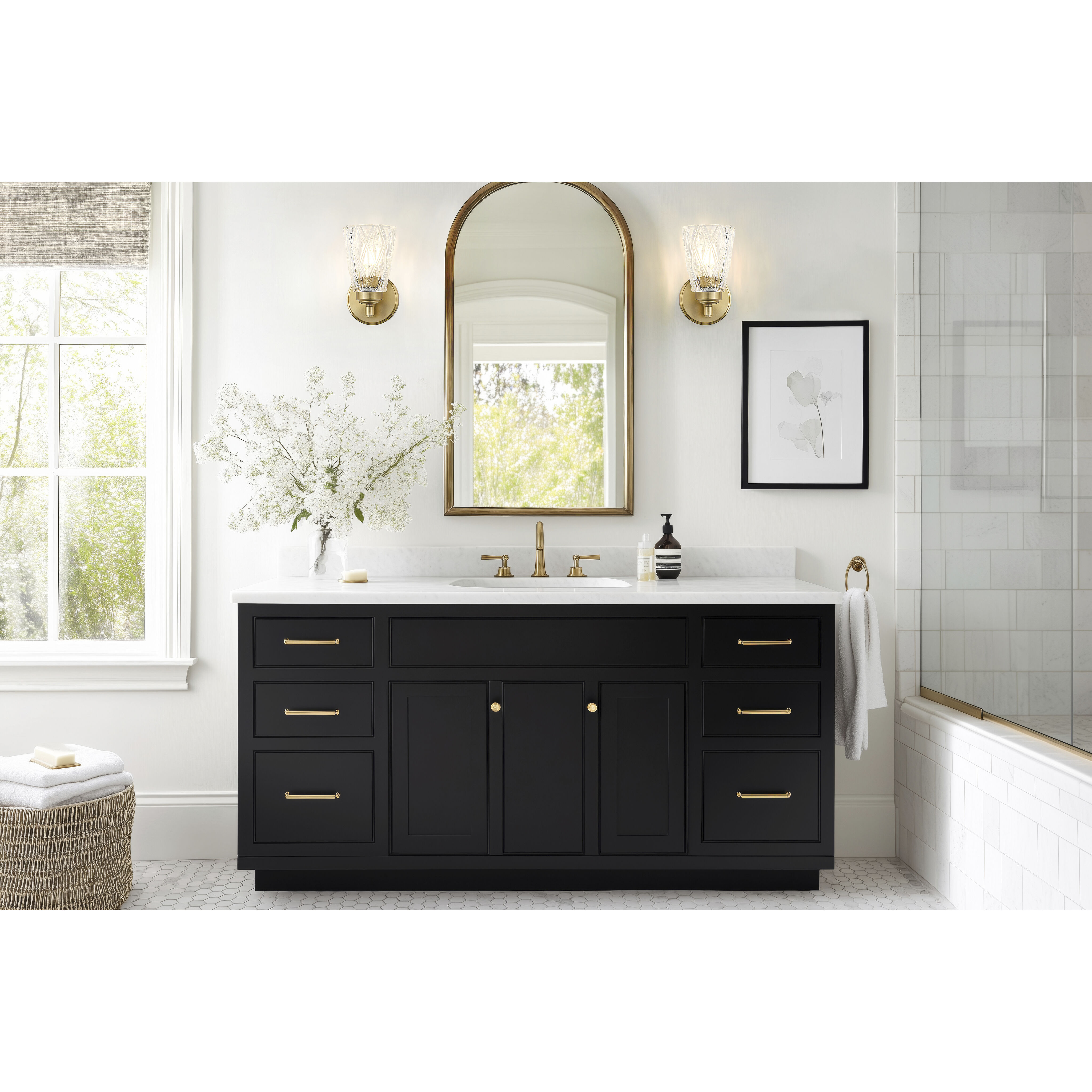 Andree Wall Sconce Wall Light in Modern Gold