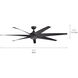 Lehr 80 inch Distressed Black with Dist Black Blades Ceiling Fan