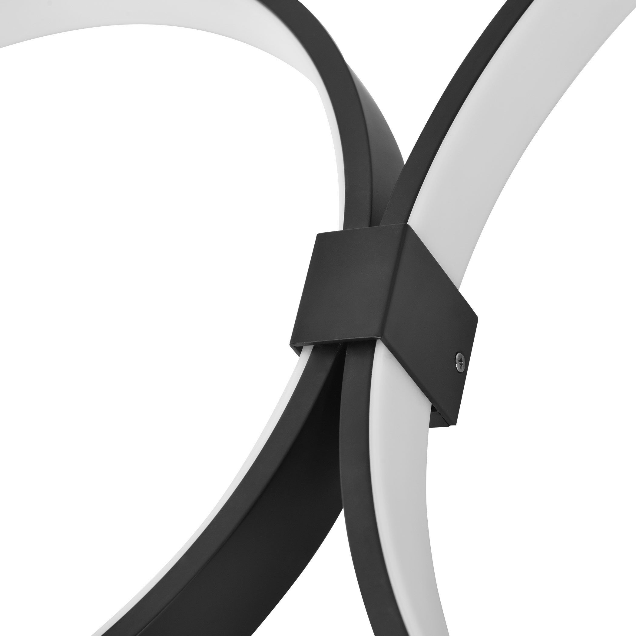 Capella 29.25 inch Black Semi-Flush Ceiling Light