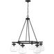 Dillon 6 Light 31 inch Matte Black Chandelier Ceiling Light