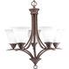 Trinity 5 Light 23 inch Cobblestone Chandelier Ceiling Light in Bulbs Not Included
