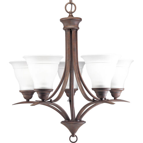Trinity 5 Light 23 inch Cobblestone Chandelier Ceiling Light in Bulbs Not Included
