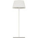 Pleat 14.75 inch 2 watt White Rechargeable Table Lamp Portable Light