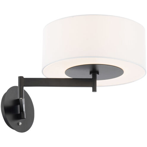 Chelsea Reading Light Wall Light in Black, dweLED