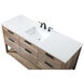 Larkin 60 X 22 X 34 inch Natural Oak Vanity Sink Set
