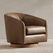Oscy Brown Occasional Chair, Swivel Chair