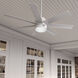 Brazos 52 inch Fresh White Outdoor Ceiling Fan