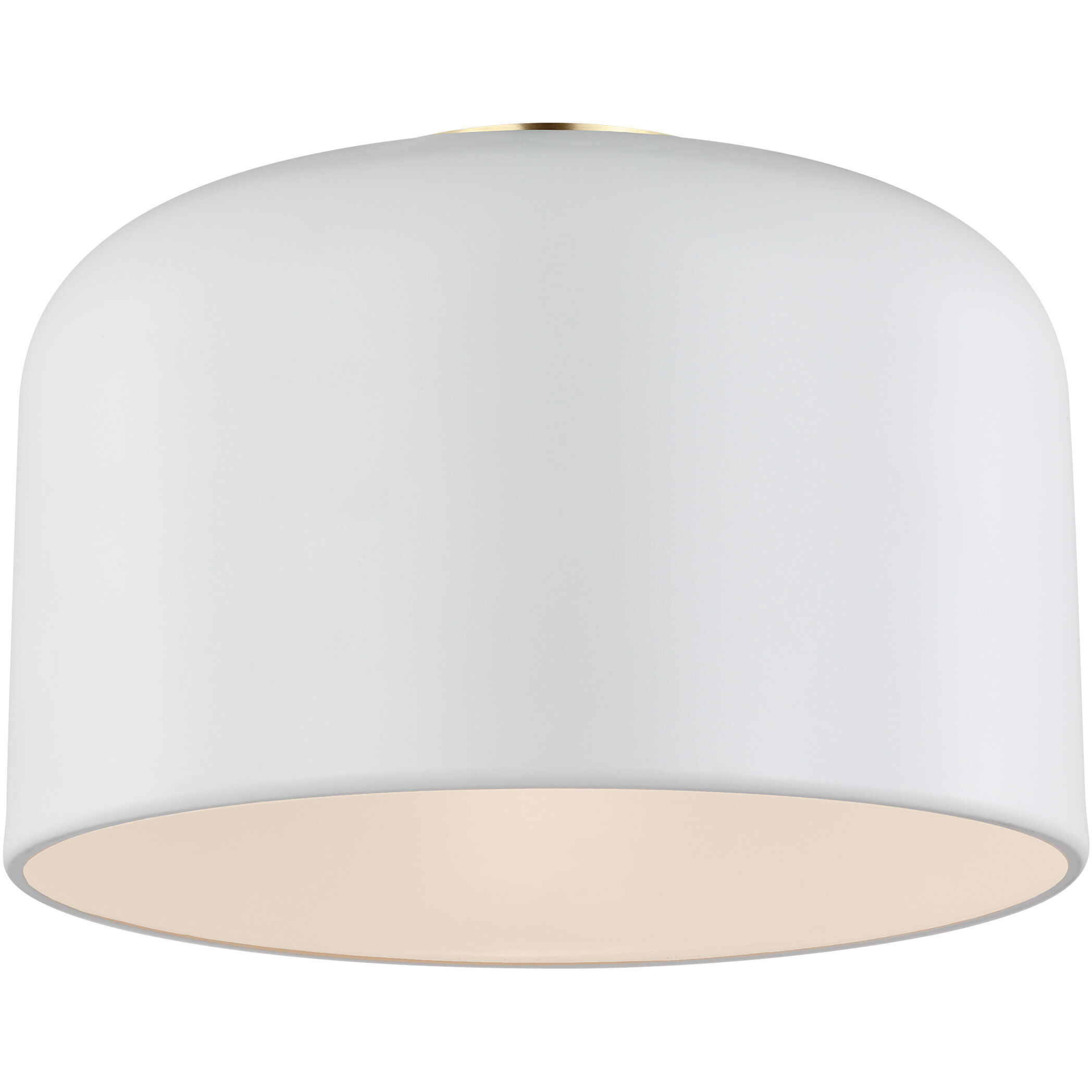 Malone 1 Light 10.75 inch Matte White Ceiling Flush Mount Ceiling Light
