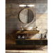 Hazel LED 24 inch Matte Black and Gold Vanity Light Wall Light