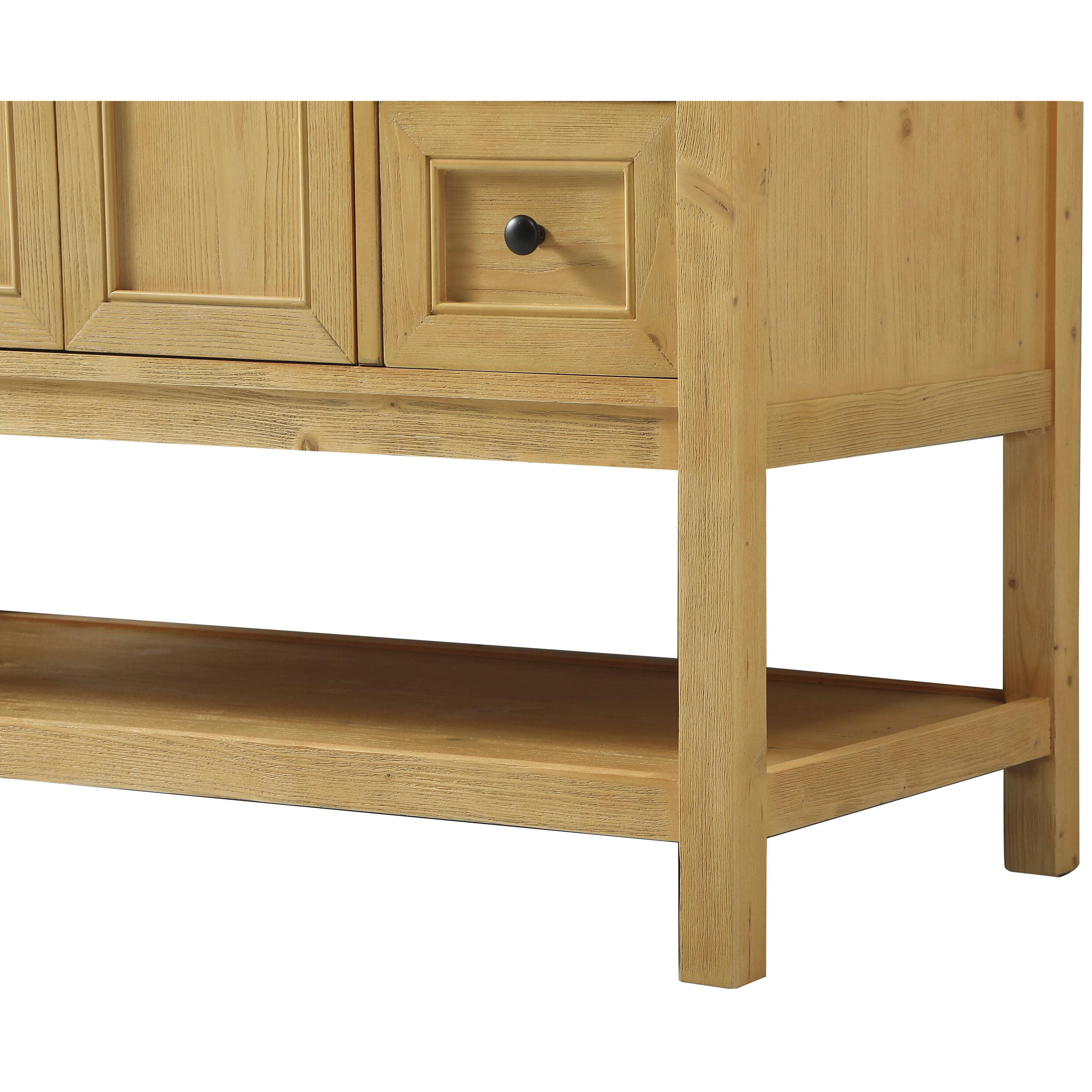 Metropolis 48 X 22 X 34 inch Natural Wood Vanity Sink Set