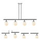 Ballston Beacon LED 48 inch Polished Chrome Island Light Ceiling Light in Matte White Glass, Ballston