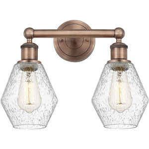 Cindyrella 2 Light 15 inch Antique Copper Bath Vanity Light Wall Light in Seedy